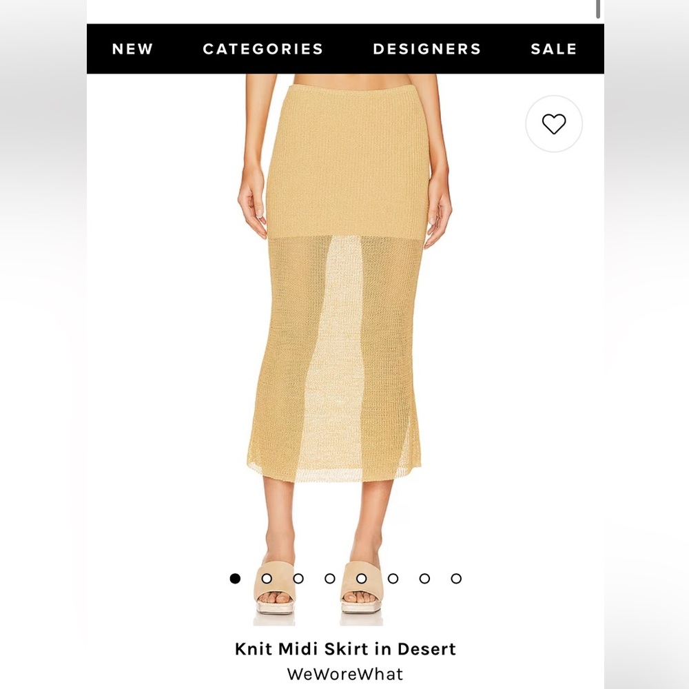 WeWoreWhat knitted skirt